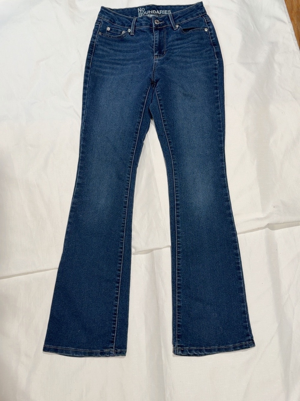 No Boundaries Dark Blue Flare Jeans